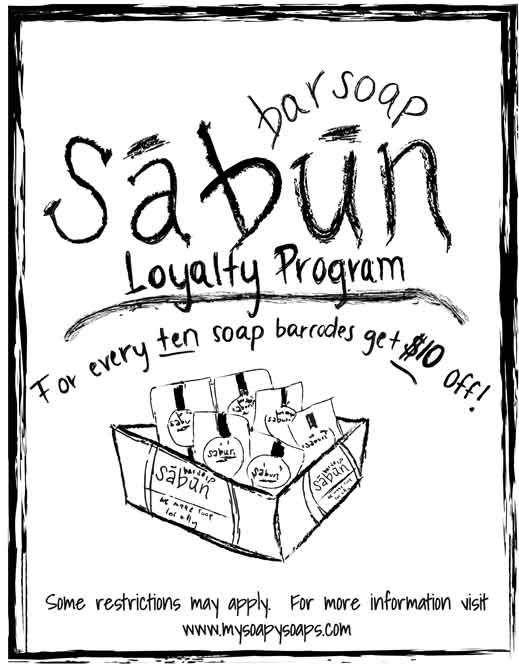 A Customer Loyalty Program from soapy soap company A Customer Loyalty Program from soapy soap company