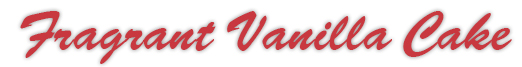 Fragrant Vanilla Cake Logo