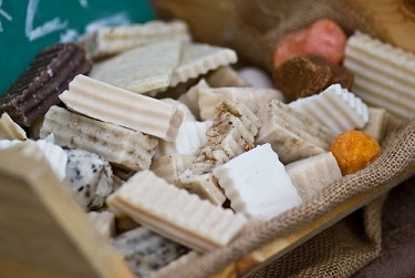 Sabun Soaps cut at different sizes Sabun Soaps cut at different sizes